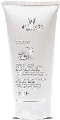 Scrub viso corpo Cristalli di Quarzo